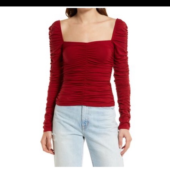 Reformation Tops - REFORMATION Esra Queen Anne Neck Top!